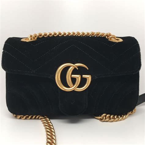 gucci mini marmont matelassé shoulder velvet|authentic Gucci Marmont small bag.